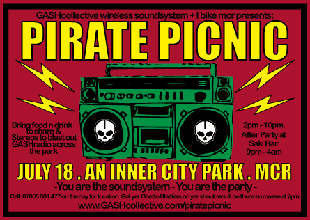 PIRATE PICNIC - July 18, Whitworth Park